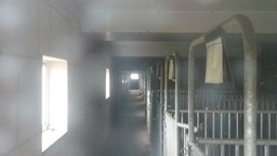 8-13-filtered air enters through perforated duct at ceiling