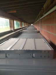 8-5-Clarcor filters placed above the inlet